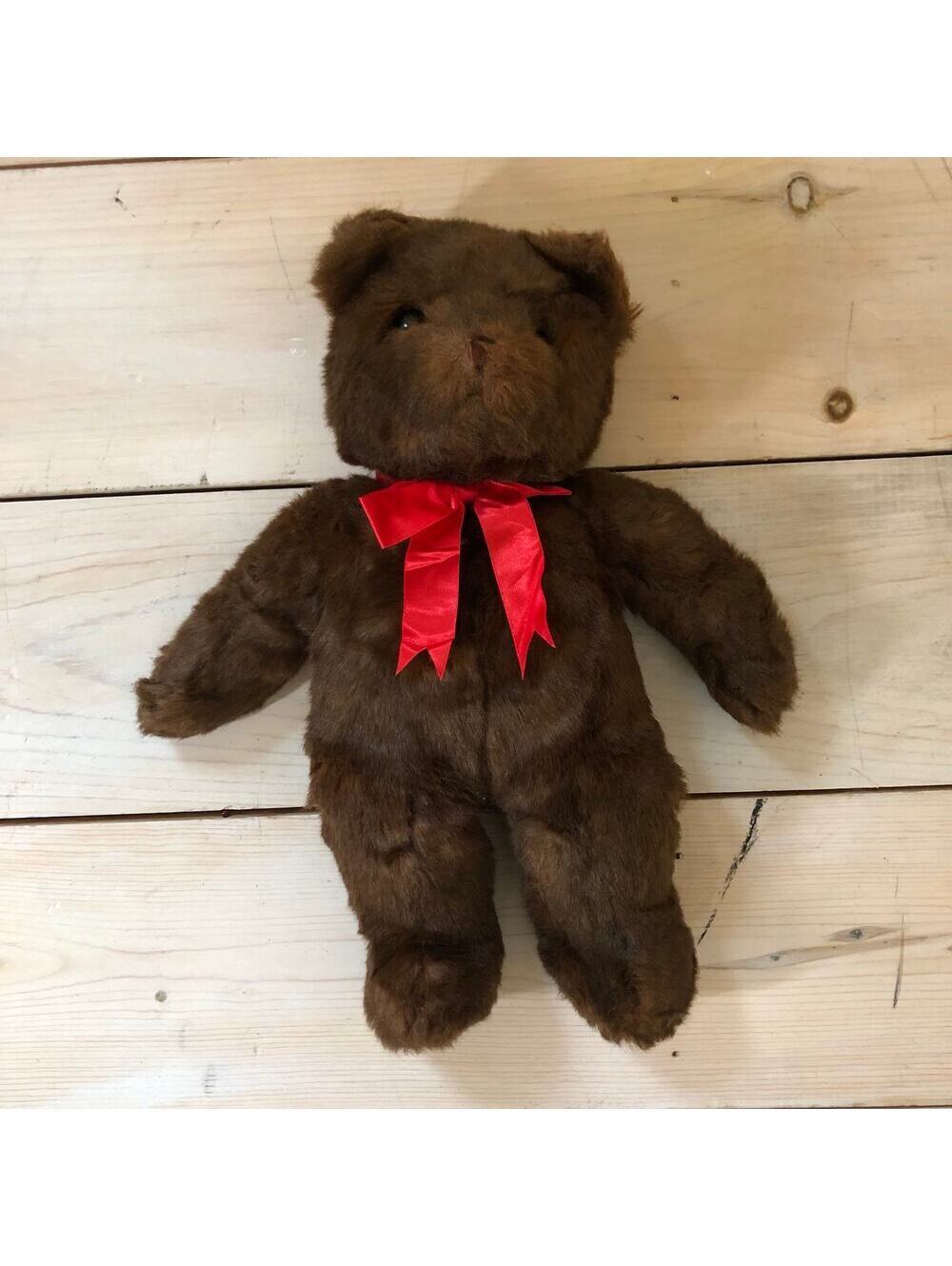 Ty Vintage 1990 PJ Brown Plush Bear 17"